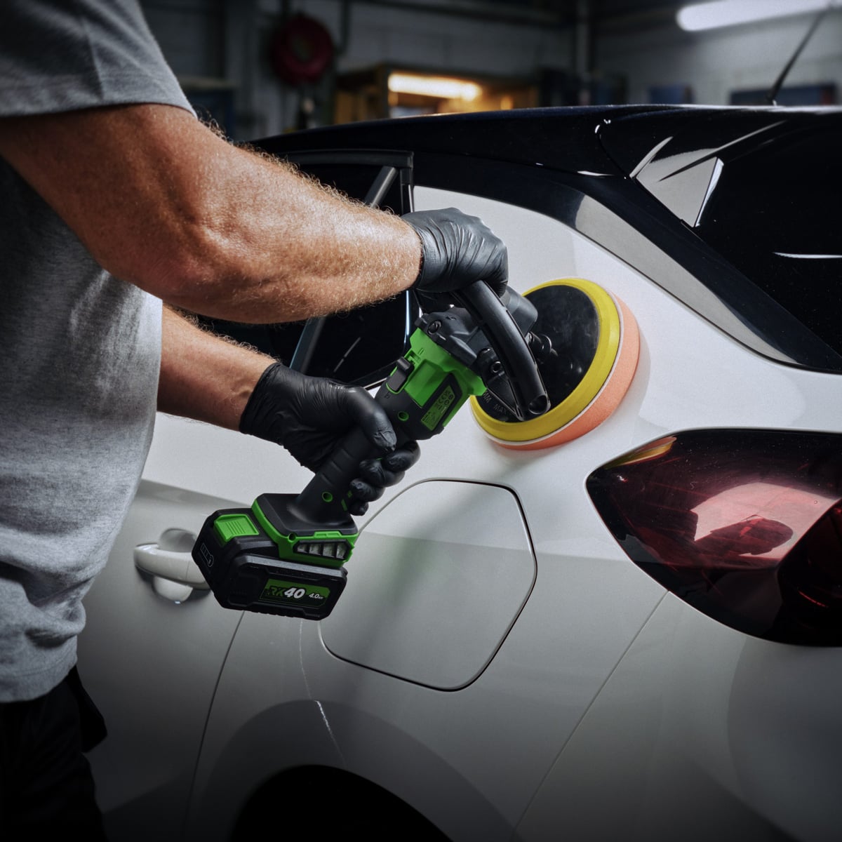 Rikä RK40 40V Rotary Car Polisher Kit | 2Ah Battery and Charger